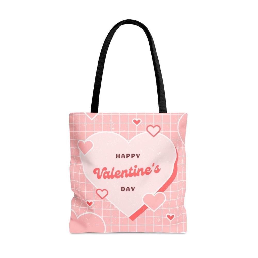 Valentines Collection Pink Happy Valentines retro 80s over shower bag